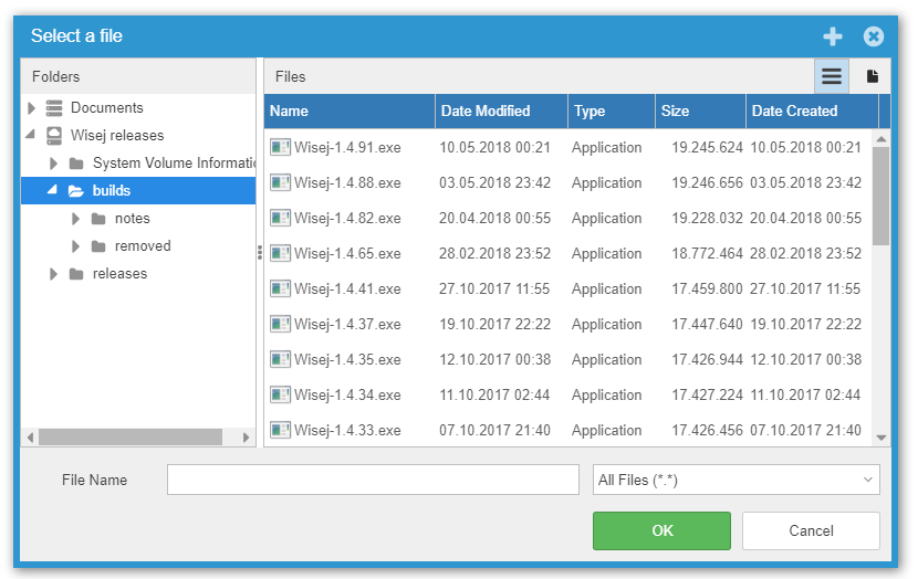 filedialog