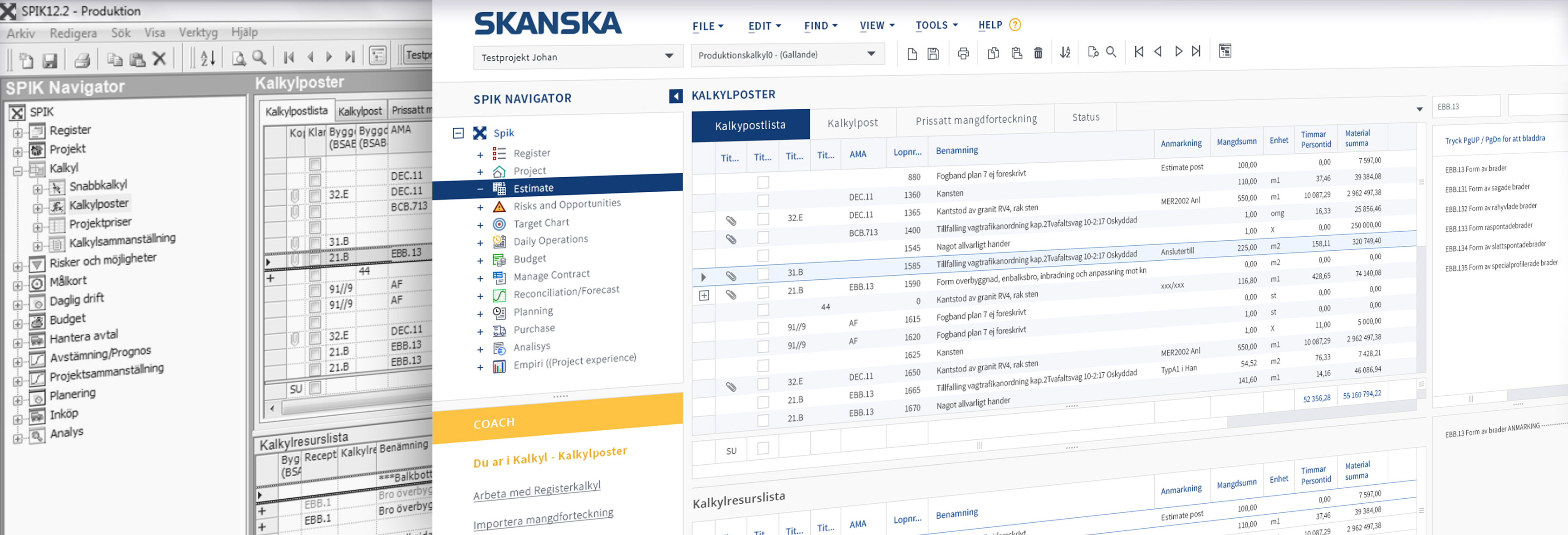 wisej.NET slider before Skanska UI