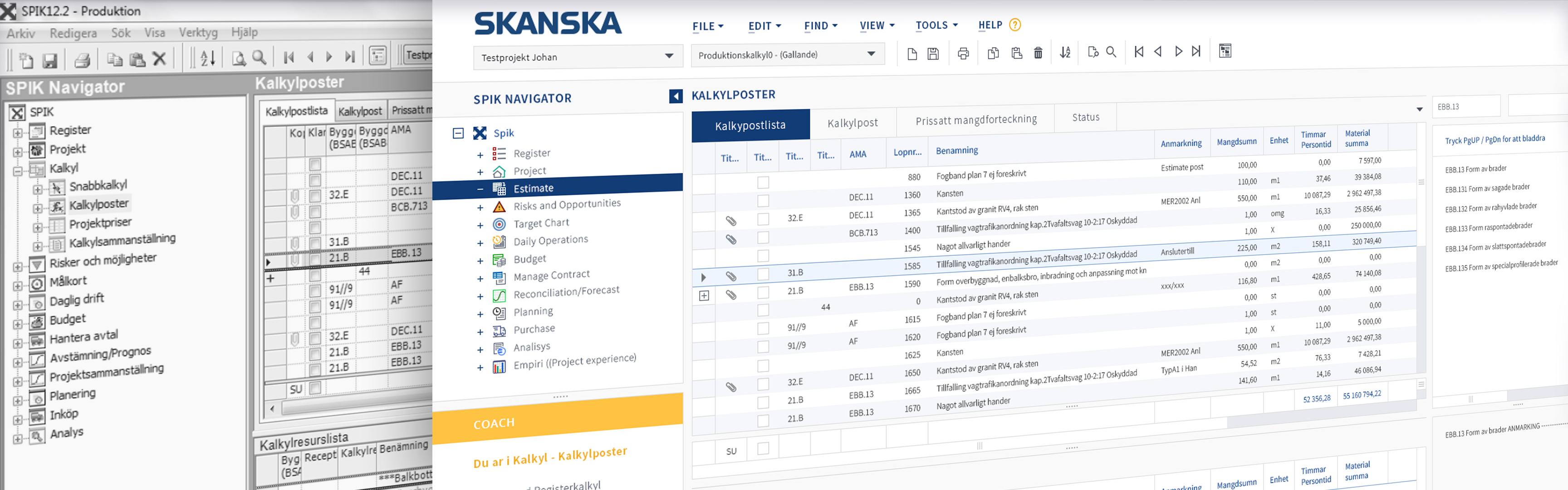 wisej.NET slider before Skanska UI