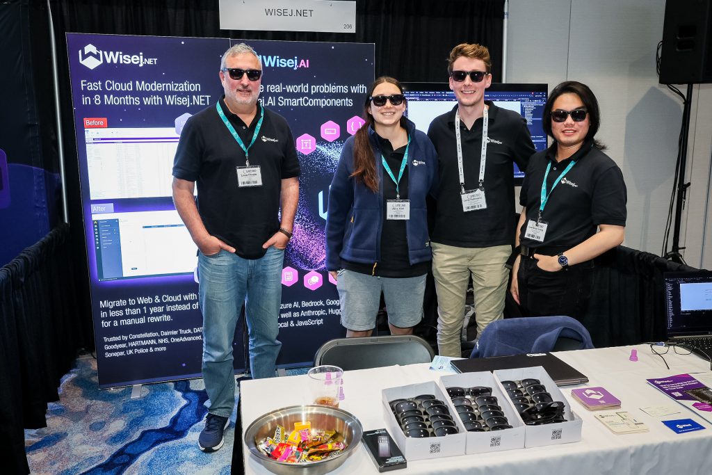 VS Live 2025 Team at the Booth